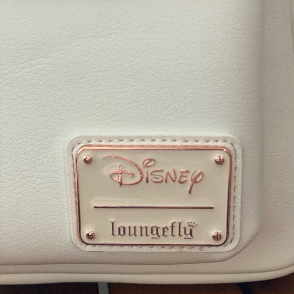 Loungefly Backpack Minnie White Pink Sequin - Picture 2 of 6